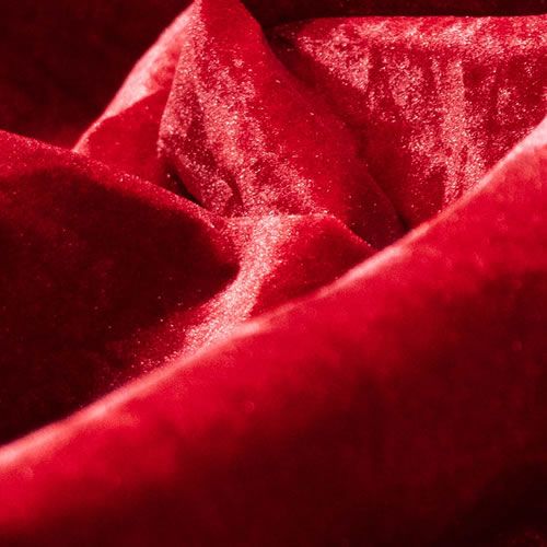 Red velvet nightclub booth