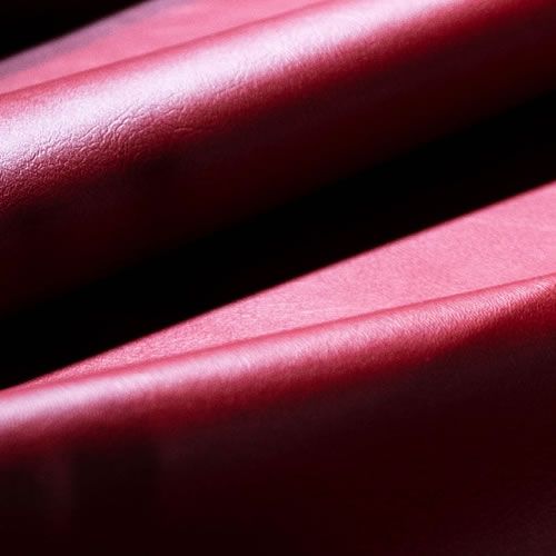 Black vinyl parlor chair