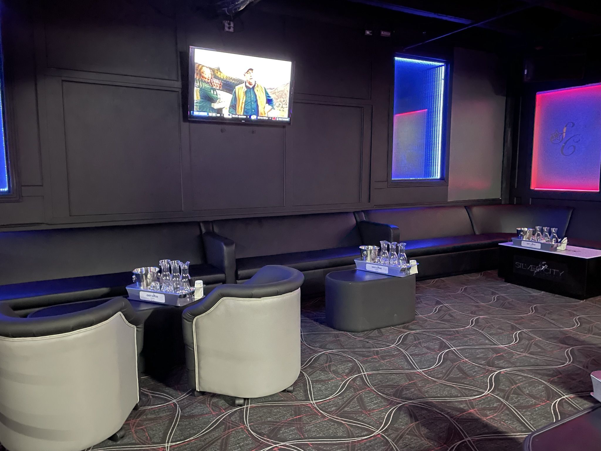 parlor chairs in a nightclub